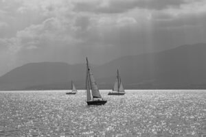 Voiliers sur le lac